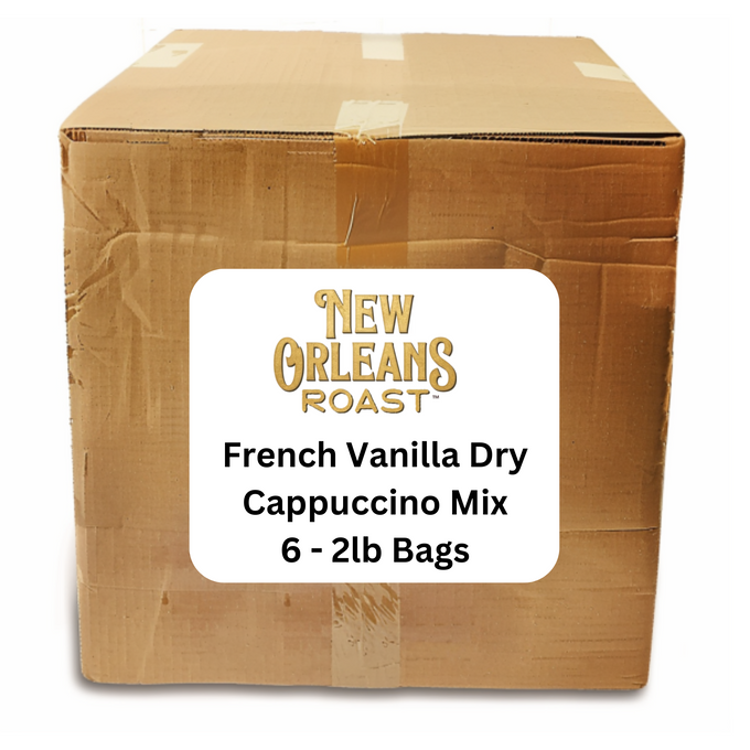French Vanilla Dry Cappuccino Mix 6 - 2lb Bags