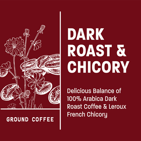 NOR Dark Roast and Chicory Ground (Pack of 6)