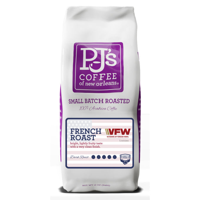 PJ's Limited Edition - French Roast VFW Ground Coffee 12oz Bag