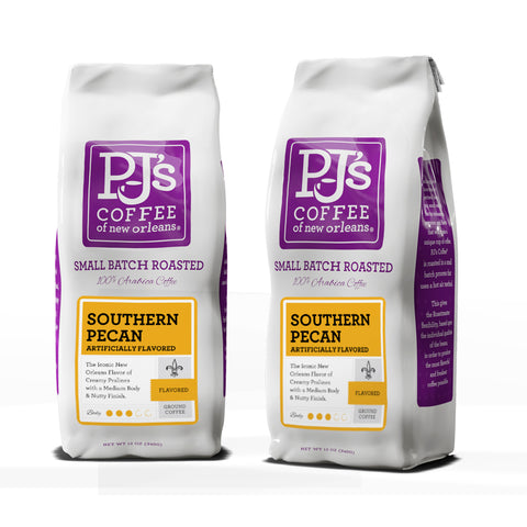 PJ's Southern Pecan Ground Coffee 12oz Bag