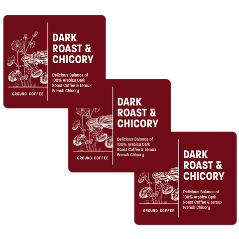 Dark Roast & Chicory 12oz (3-Pack)