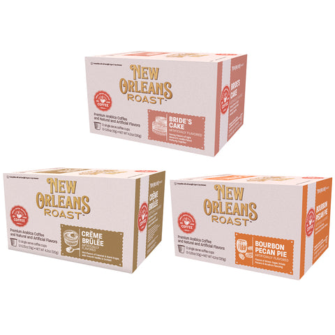 Single Serve Dessert Bundle (Bride's Cake, Creme Brulee, and Bourbon Pecan Pie)